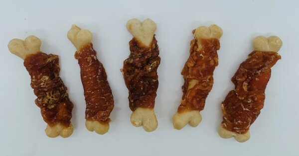 Mini-Bones mit Hähnchenfilet
